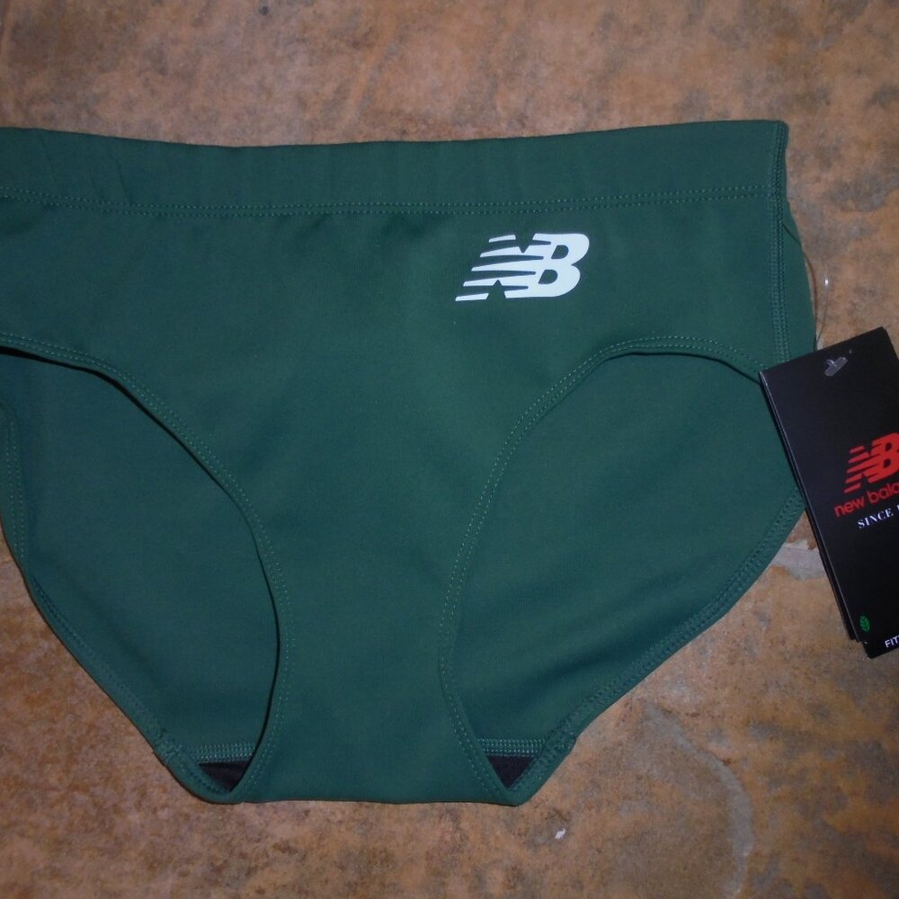 New Balance Women's athletic Brief ~Green Small